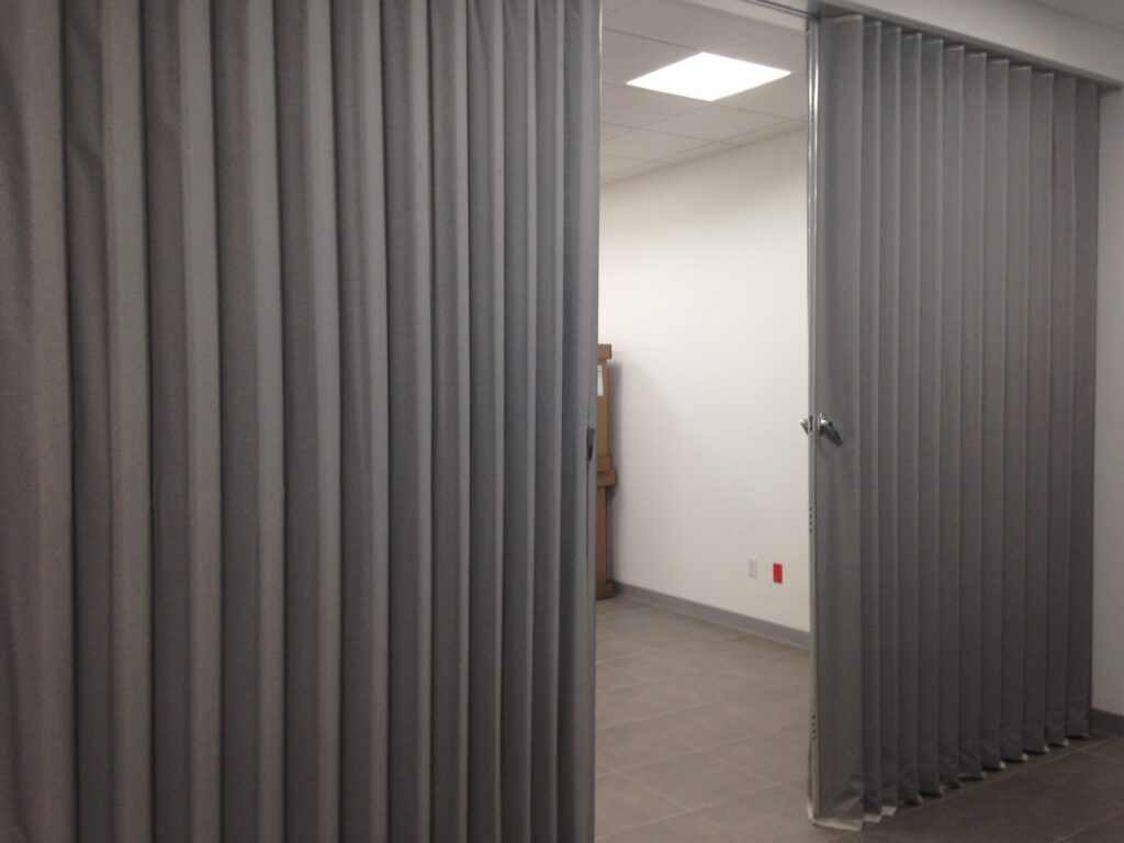 economical room dividers from Kwik-Wall Accordion doors